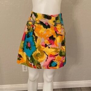 Nanette Lepore Multicolor Abstract Skirt